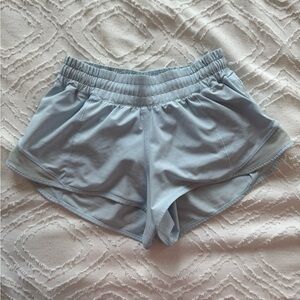 Lululemon Light Blue Hotty Hot Shorts